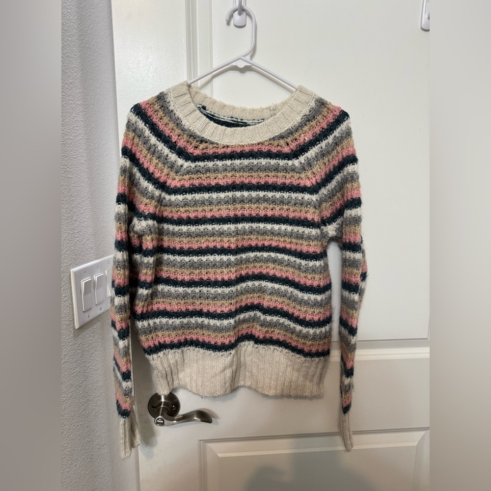 American Eagle Striped Multicolor Women's Sweater